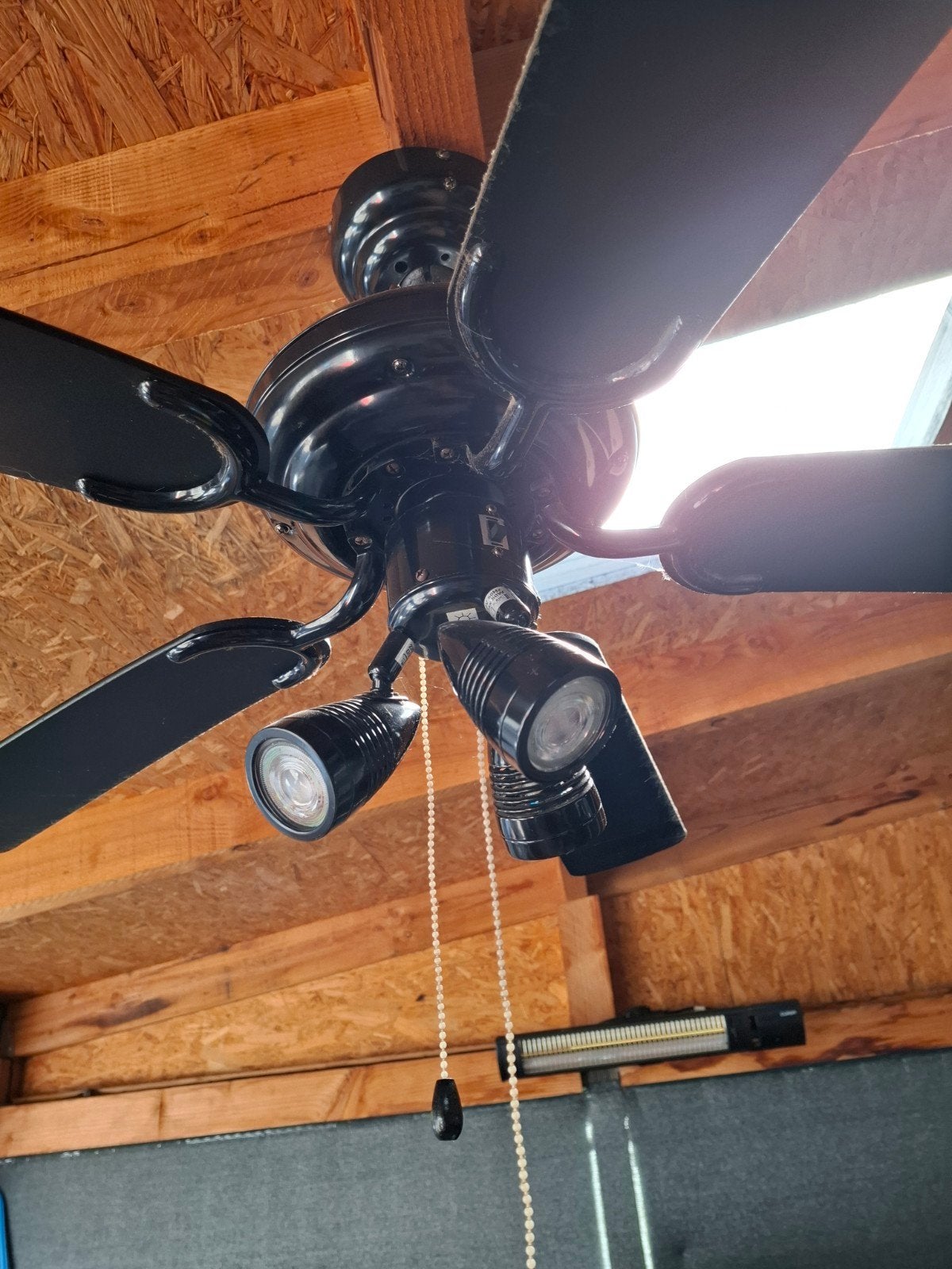 plafond ventilator met licht., Ophalen, Zo goed als nieuw, Plafondventilator