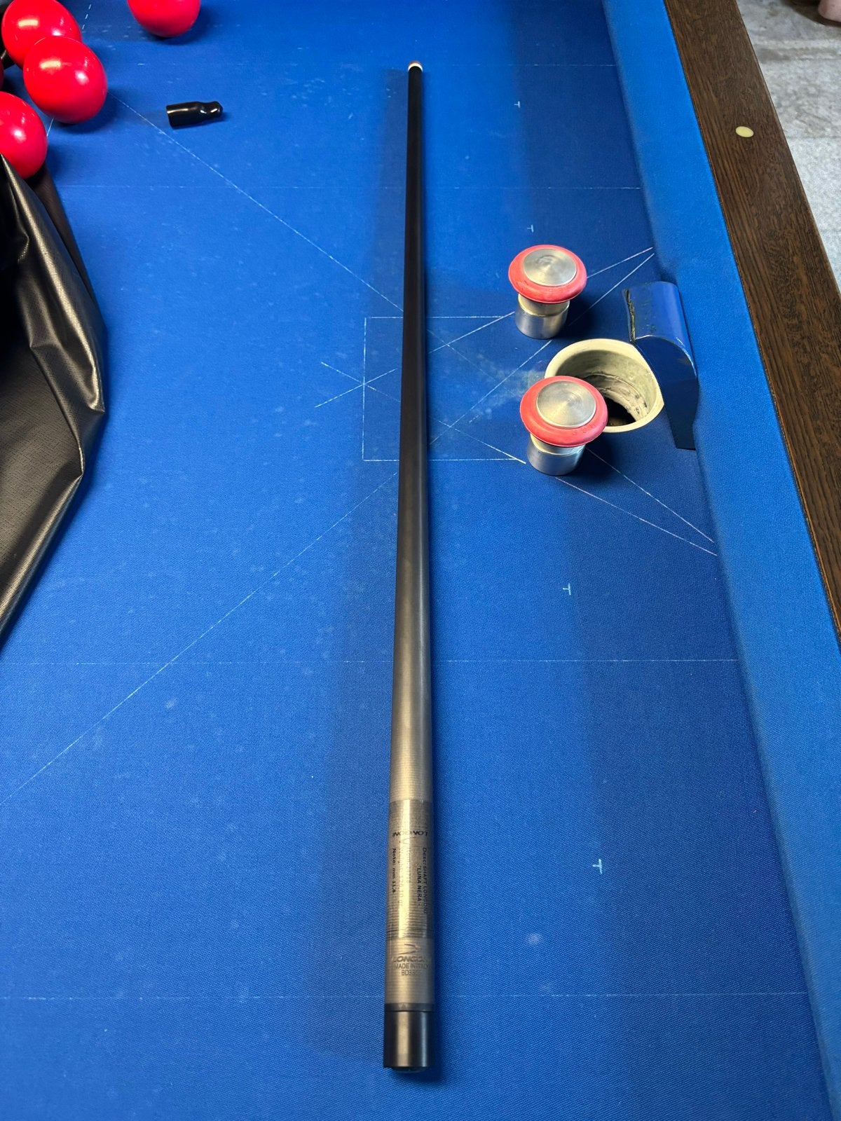 Longoni Luna Nera keu top 11,8 mm, lengte 71 cm, Ophalen of Verzenden, Gebruikt, Keu of Ballen