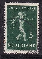 4766 - Nederland nvph 330 gestempeld , Kinderzegel , Hoorn, Verzenden, T/m 1940, Gestempeld