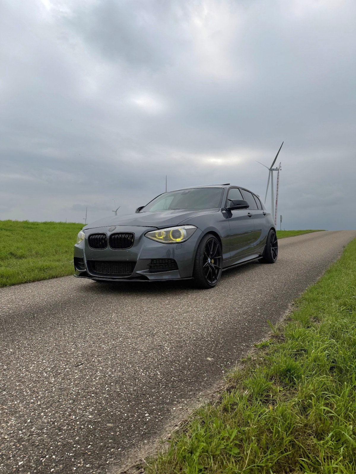 BMW 1-Serie 3.0 M135i 5DR AUT 2013 Grijs, Auto's, Achterwielaandrijving, Xenon verlichting, Zwart, 320 pk