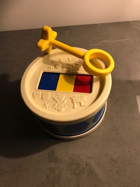 Vintage trommel en xylofoon - Fisher Price, Ophalen of Verzenden, Gebruikt, Speelset