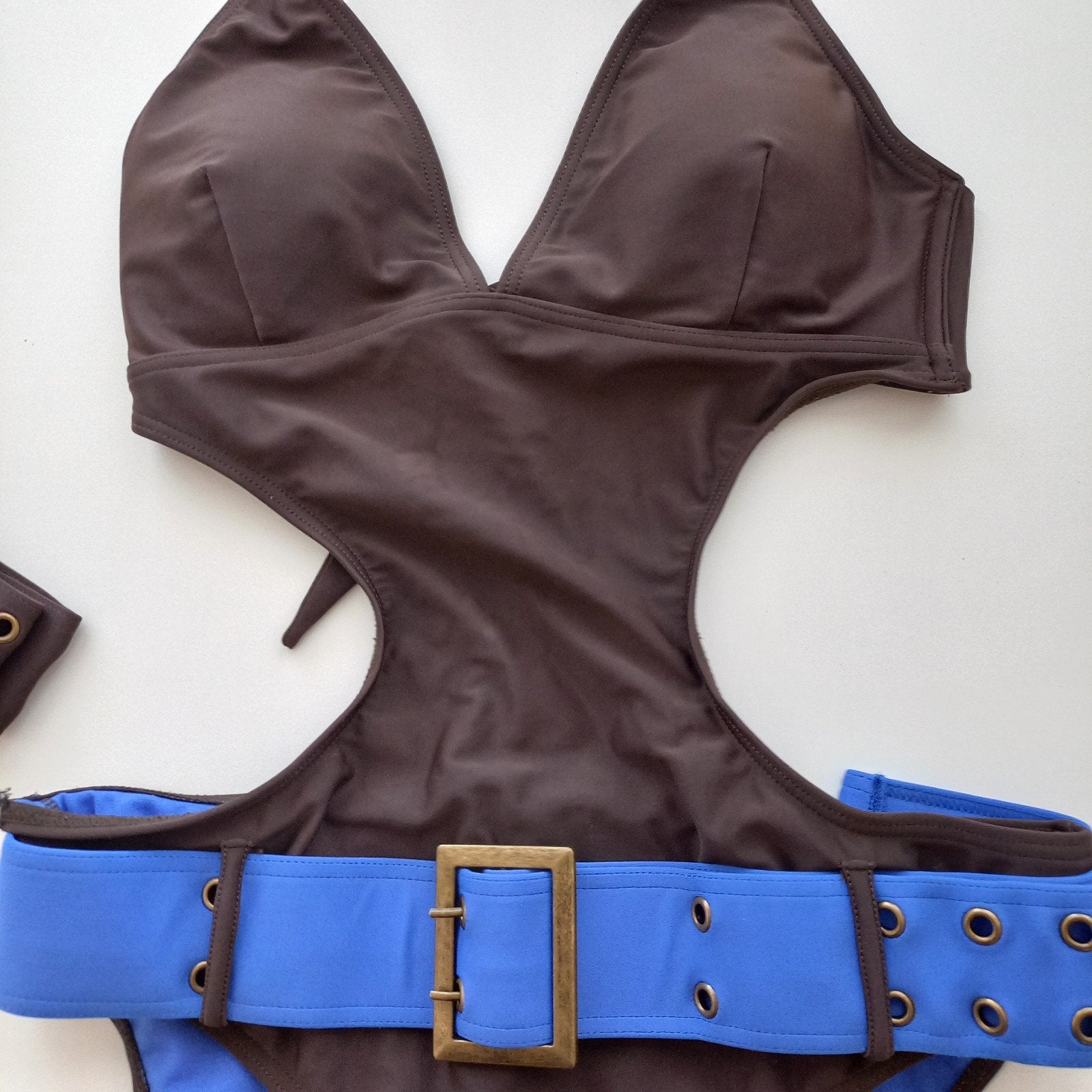 Super leuke bikini van Livera maat 38 nu, Ophalen, Bruin, Zo goed als nieuw, Bikini