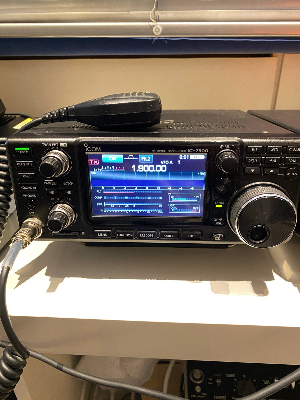 Icom 7300 HF/UHF/VHF Transceiver - Doorlopend, Telecommunicatie, Ophalen of Verzenden, Zo goed als nieuw