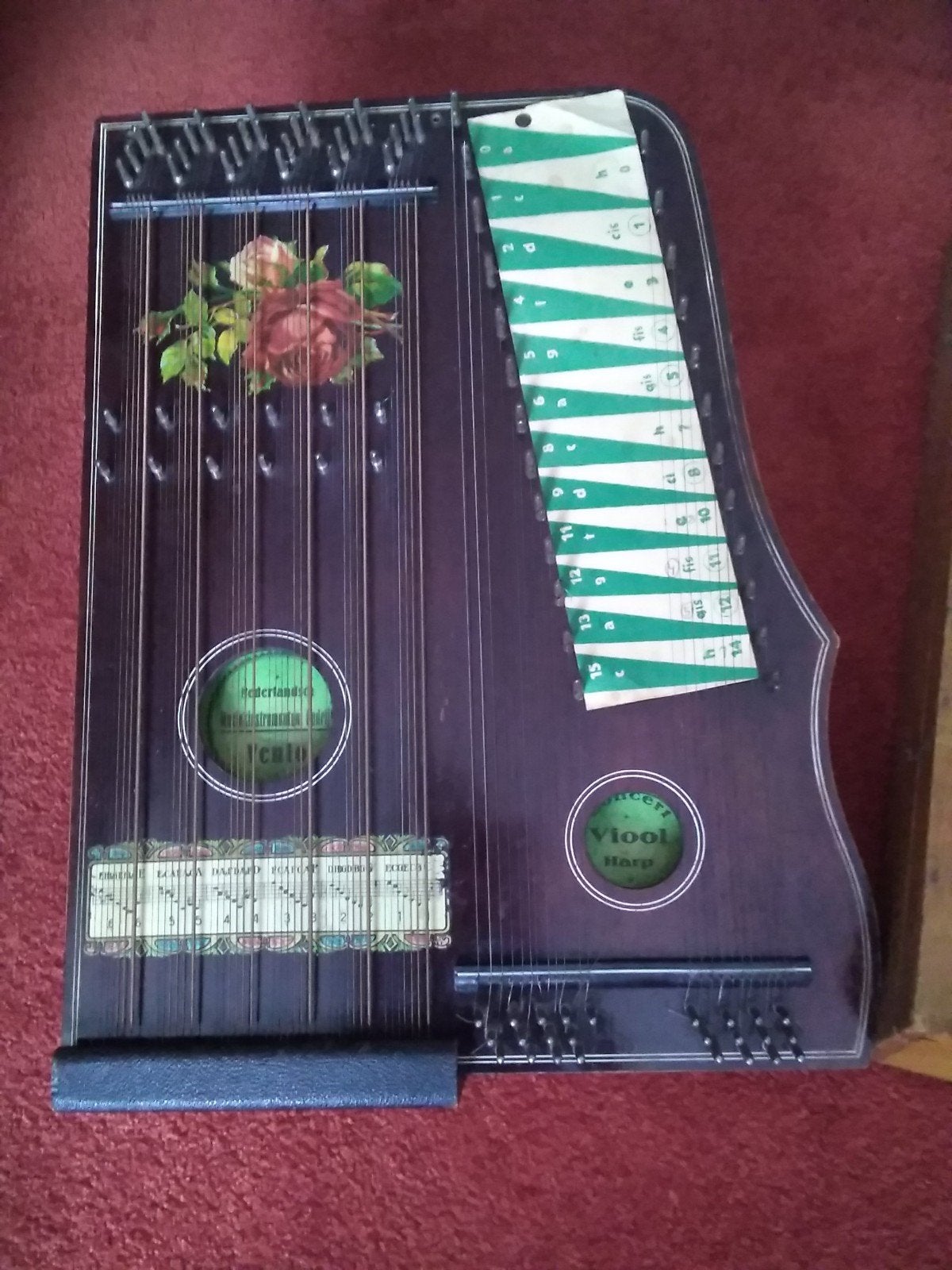 concert vioolharp, Ophalen, Gebruikt
