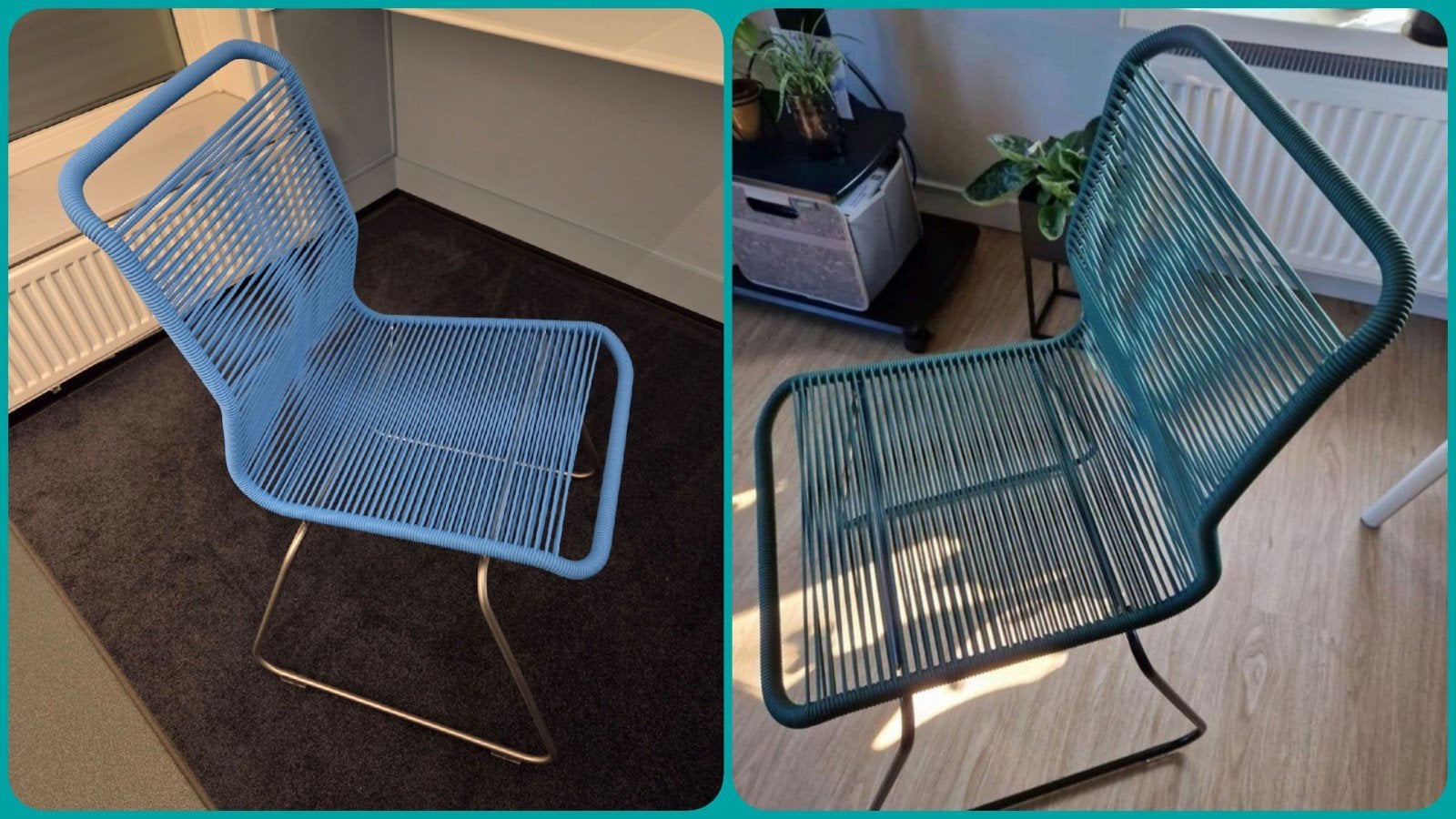 Montana Furniture design Panton One stoel groen en blauw, Ophalen, Twee, Blauw, Overige materialen