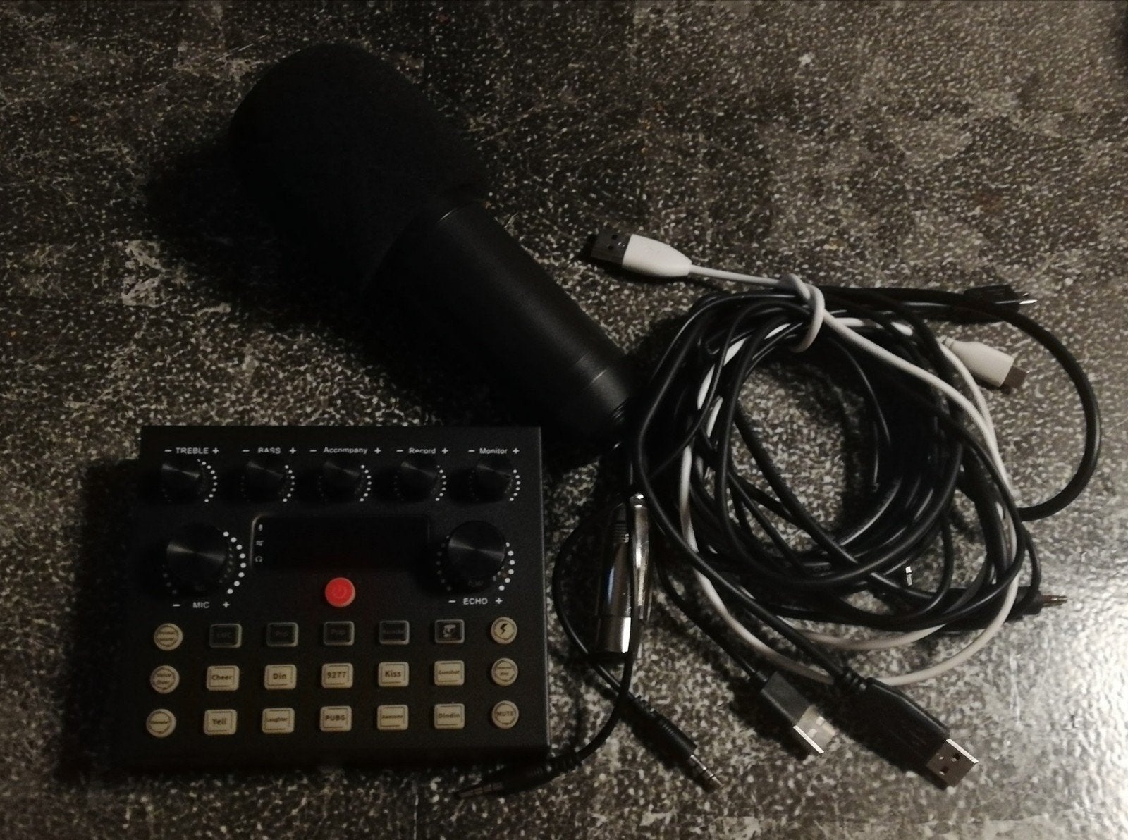 Kado idee!! karaoke setje, compleet met microfoon, Ophalen, Zo goed als nieuw, Complete set