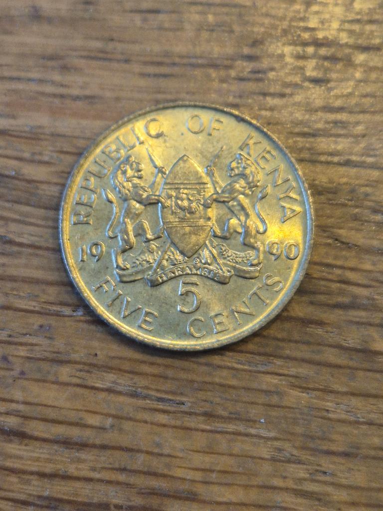 Kenia - 5 Cents 1990, Verzenden, Overige landen, Losse munt