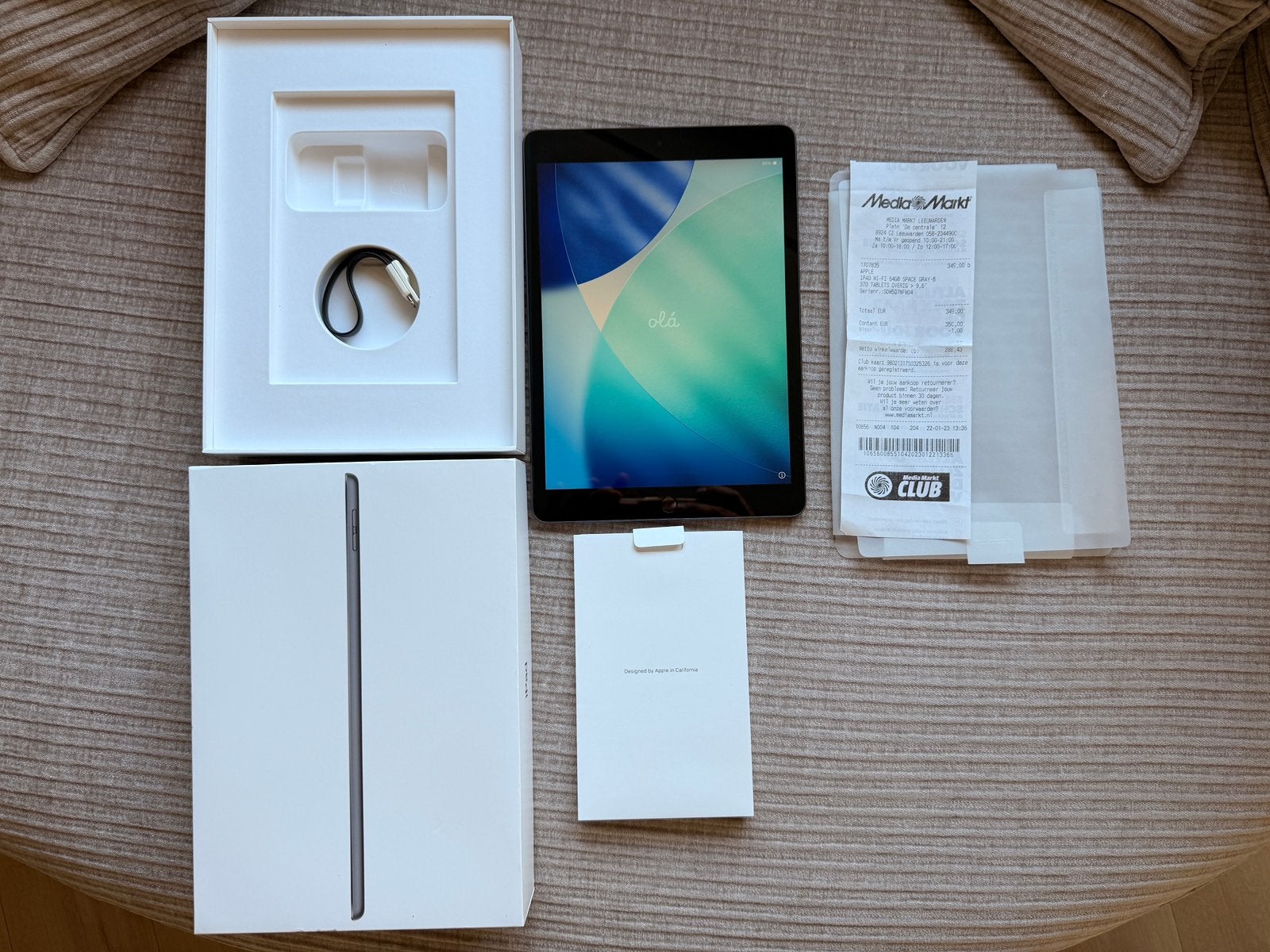 Ipad 64gb 9e generatie met factuur van 2023, Computers en Software, Apple iPads, 10 inch, Apple iPad, Ophalen of Verzenden, Zo goed als nieuw