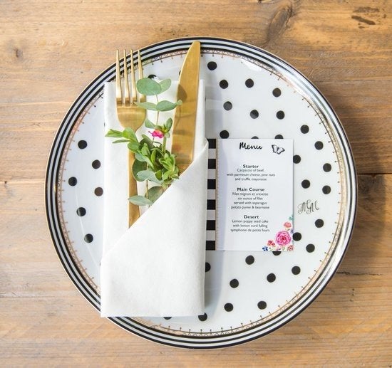 4 Nora Dots dinerborden