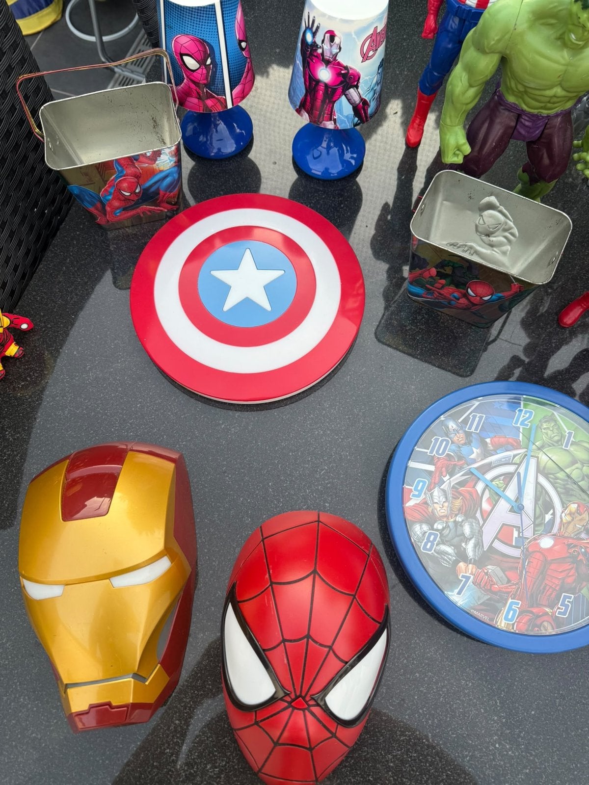 Grote collectie Marvel Avengers en Spiderman speelgoed, Ophalen, Gebruikt