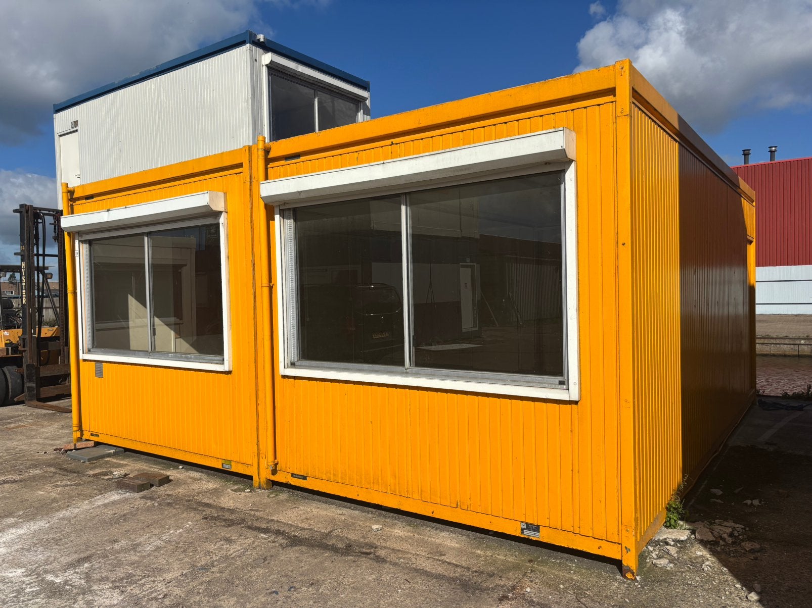 Kantoorunit 6x6 meter, Ophalen