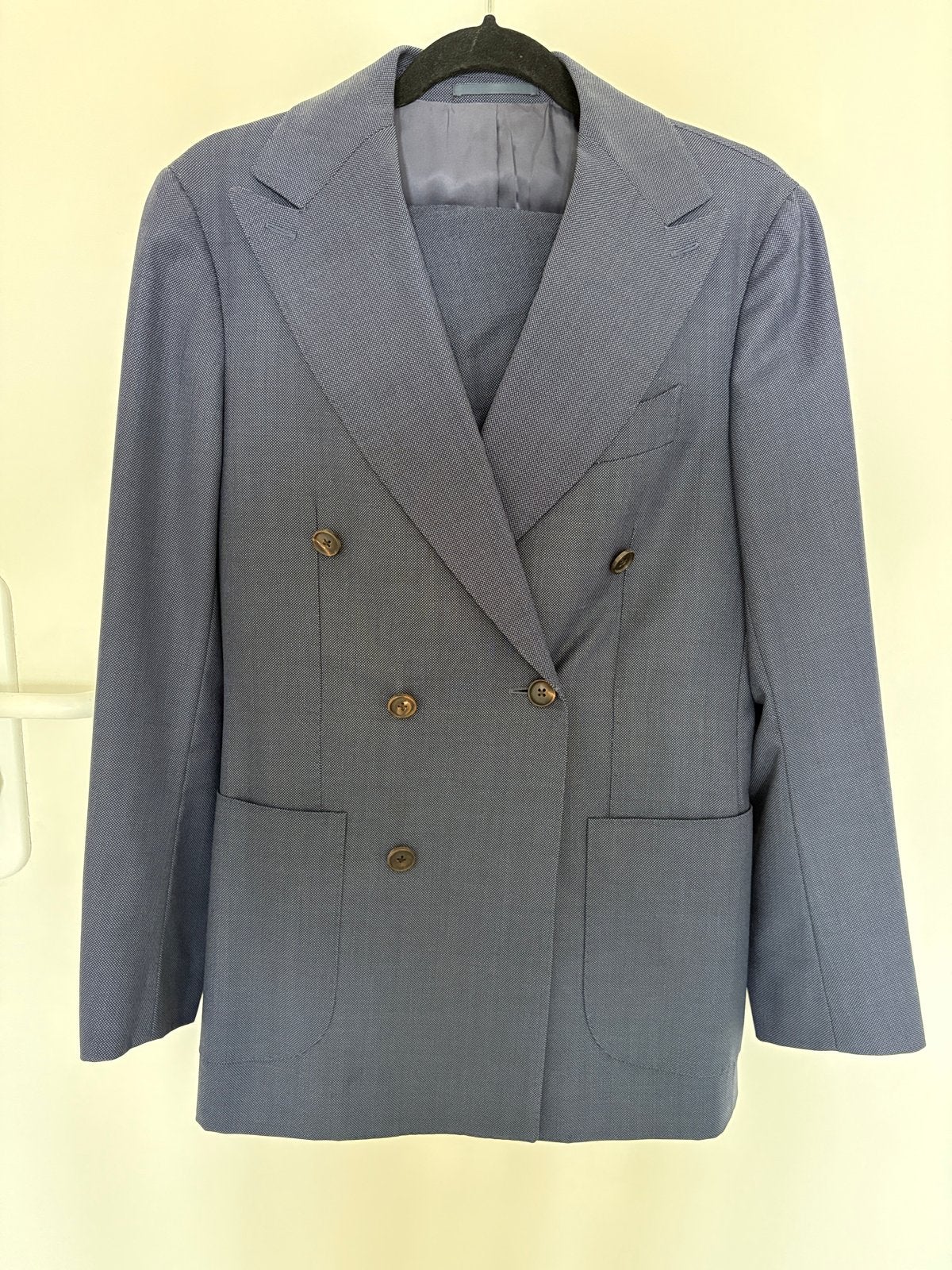 SuitSupply x Jort Kostuum - Maat 44 - Goede Conditie, Kleding | Heren, Ophalen of Verzenden, Gedragen, Maat 46 (S) of kleiner