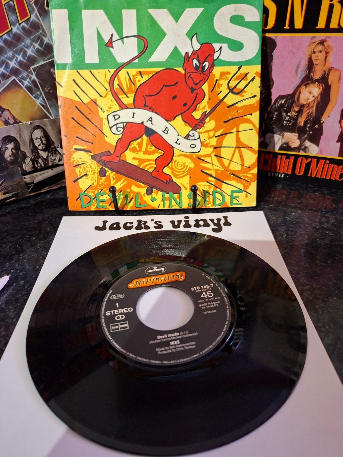 INXS - Devil Inside 7 inch vinyl single (1987), Pop, 7 inch, Ophalen of Verzenden, Zo goed als nieuw