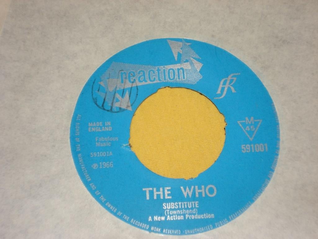 The Who   Substitute   Reaction     Orgineel, Cd's en Dvd's, Originele persing, Ophalen of Verzenden, Zo goed als nieuw, Pop
