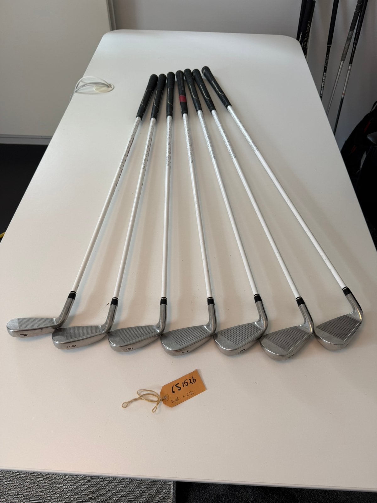 Wilson D100 ijzerset PW-4 - +0,75 - testen ok! r flex 6S1526, Overige merken, Set, Gebruikt, -