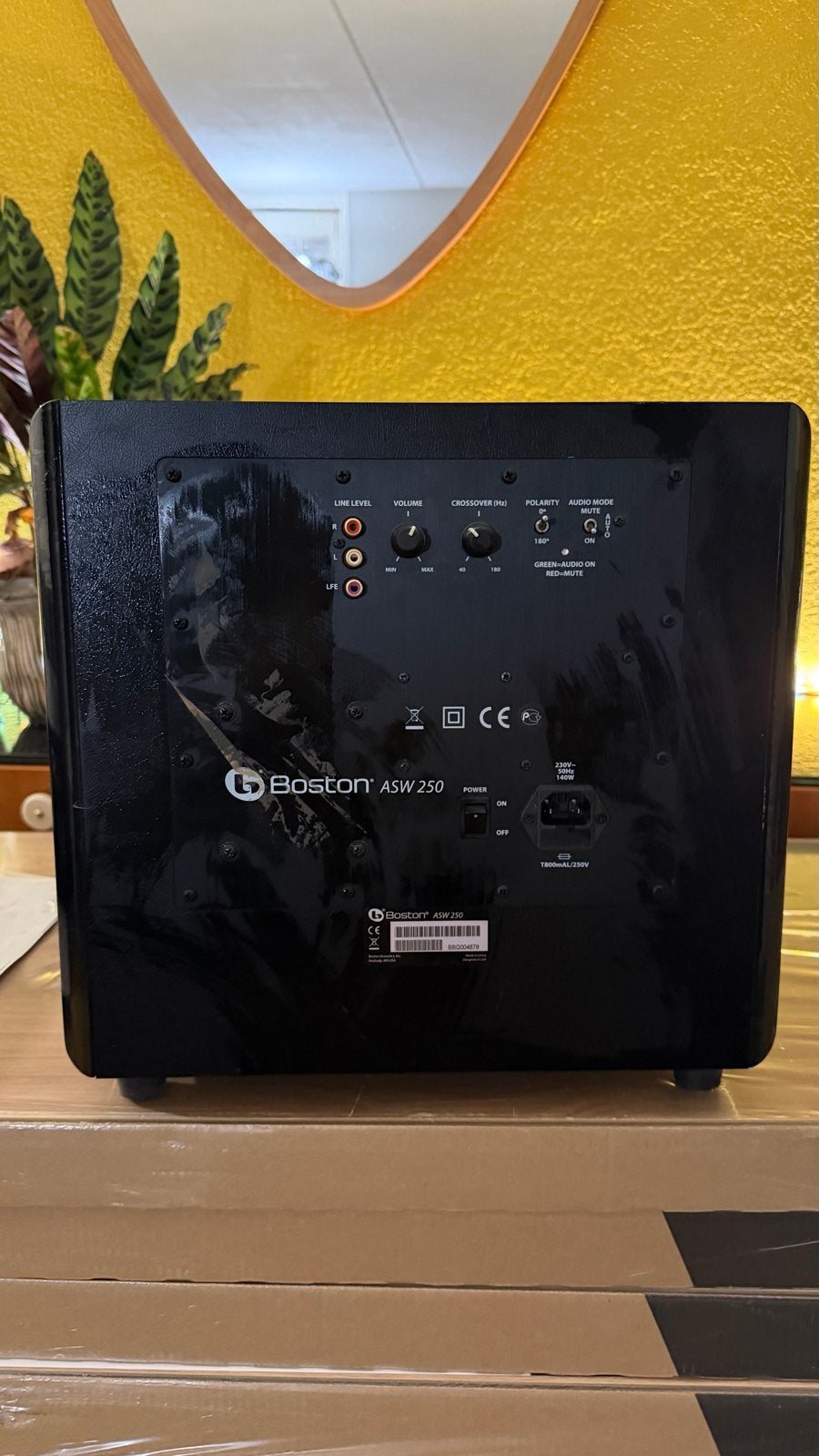 Boston ASW 250 Subwoofer - Krachtige Bass