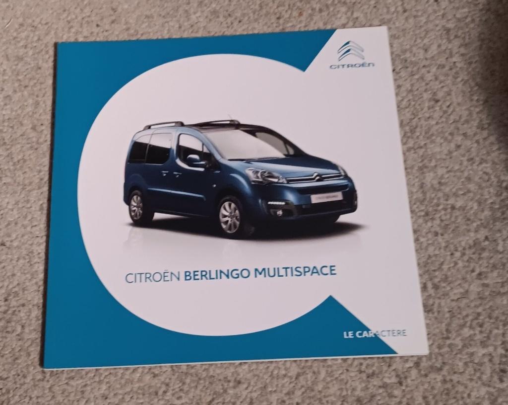 Citroën Berlingo Multispace brochure, 2017, Verzenden, Zo goed als nieuw, Citroën