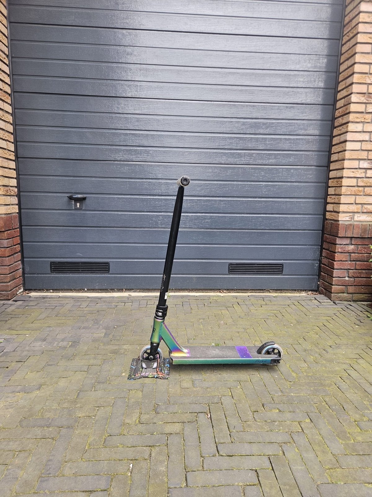 Stuntstep NKD Rally met standaard, Fietsen en Brommers, Steps, Ophalen of Verzenden, Gebruikt, Gewone step