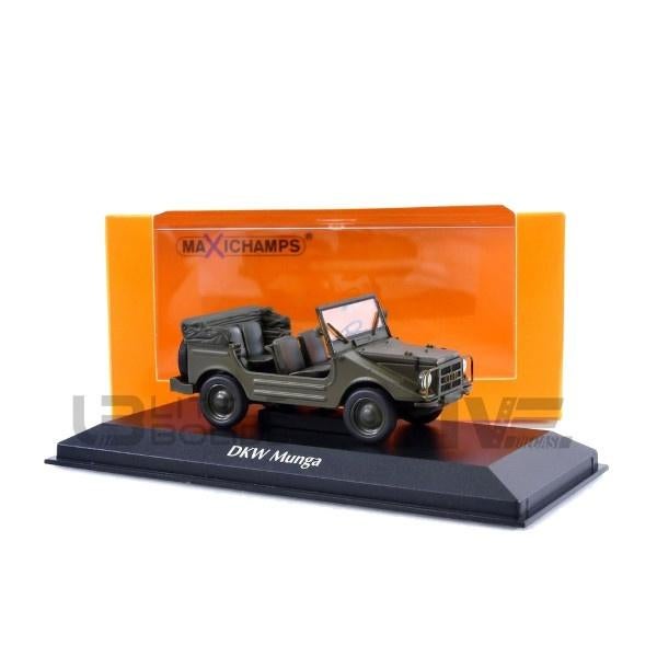 DKW Munga 1955 Beige Modelauto 1/43 MaxiChamps Nieuw, Auto, Nieuw, Ophalen of Verzenden, MiniChamps