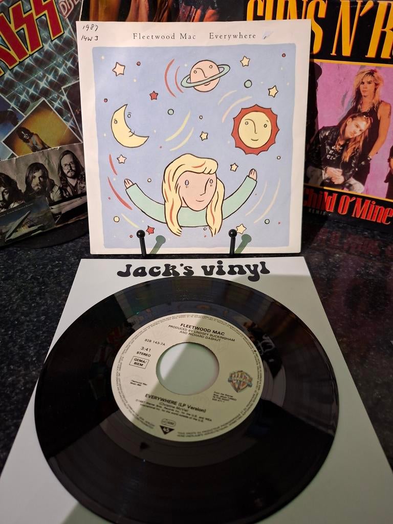 Fleetwood Mac - Everywhere (Single, 1987), Gebruikt, 7 inch, 1980 - 1989, Ophalen of Verzenden