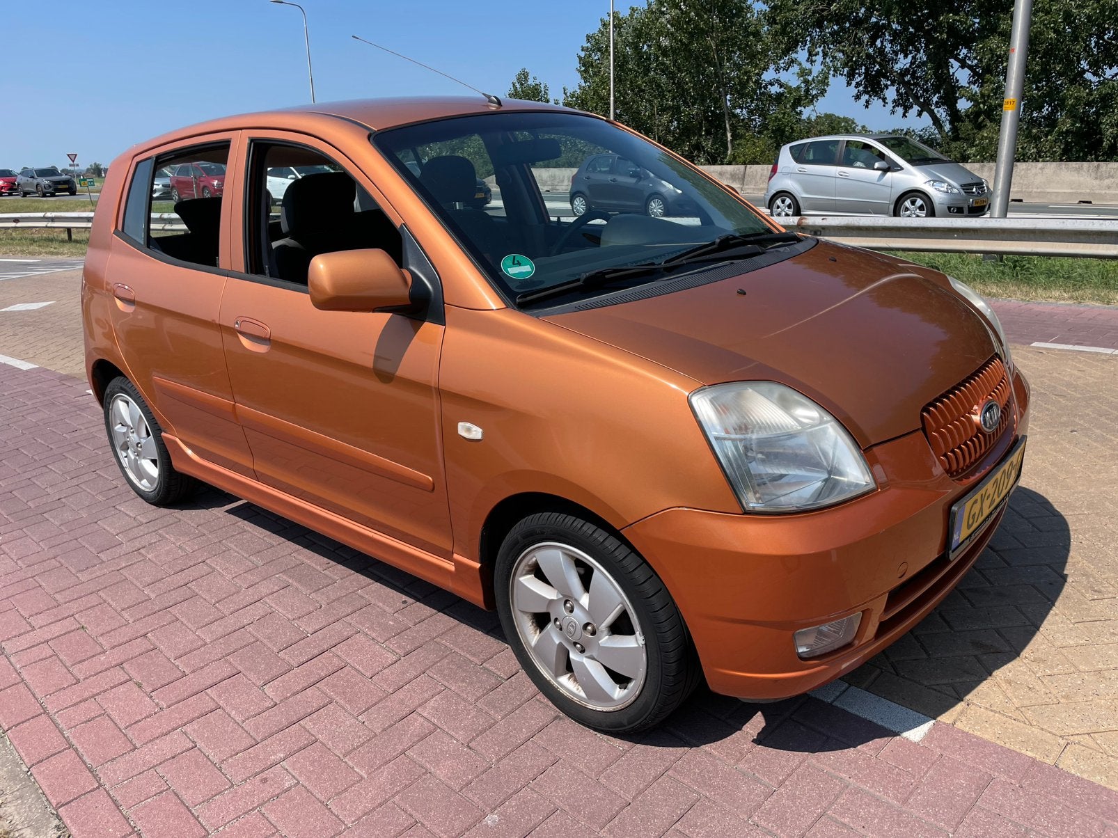 Kia Picanto 1.1 48KW 2005, Euro 6, Leder en Stof, Overige kleuren, Handgeschakeld