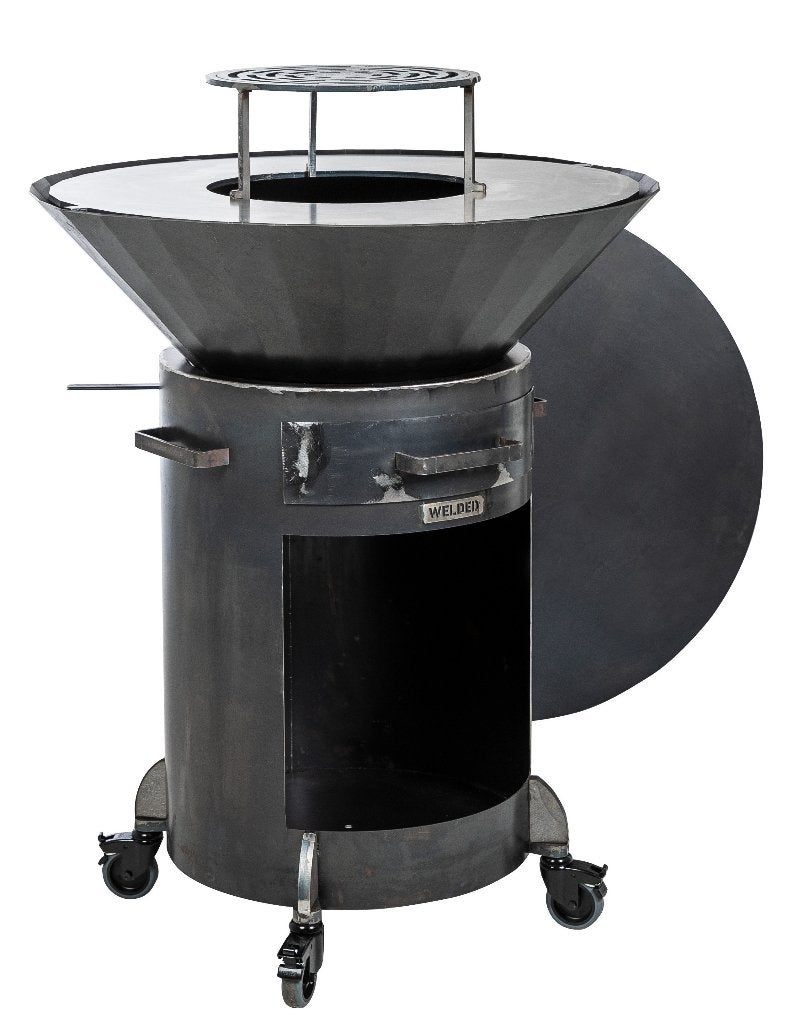 WELDED Barrel 800 Vuurschaal BBQ | Ambachtelijk NL, Ophalen of Verzenden, Nieuw, WELDED, Met accessoires