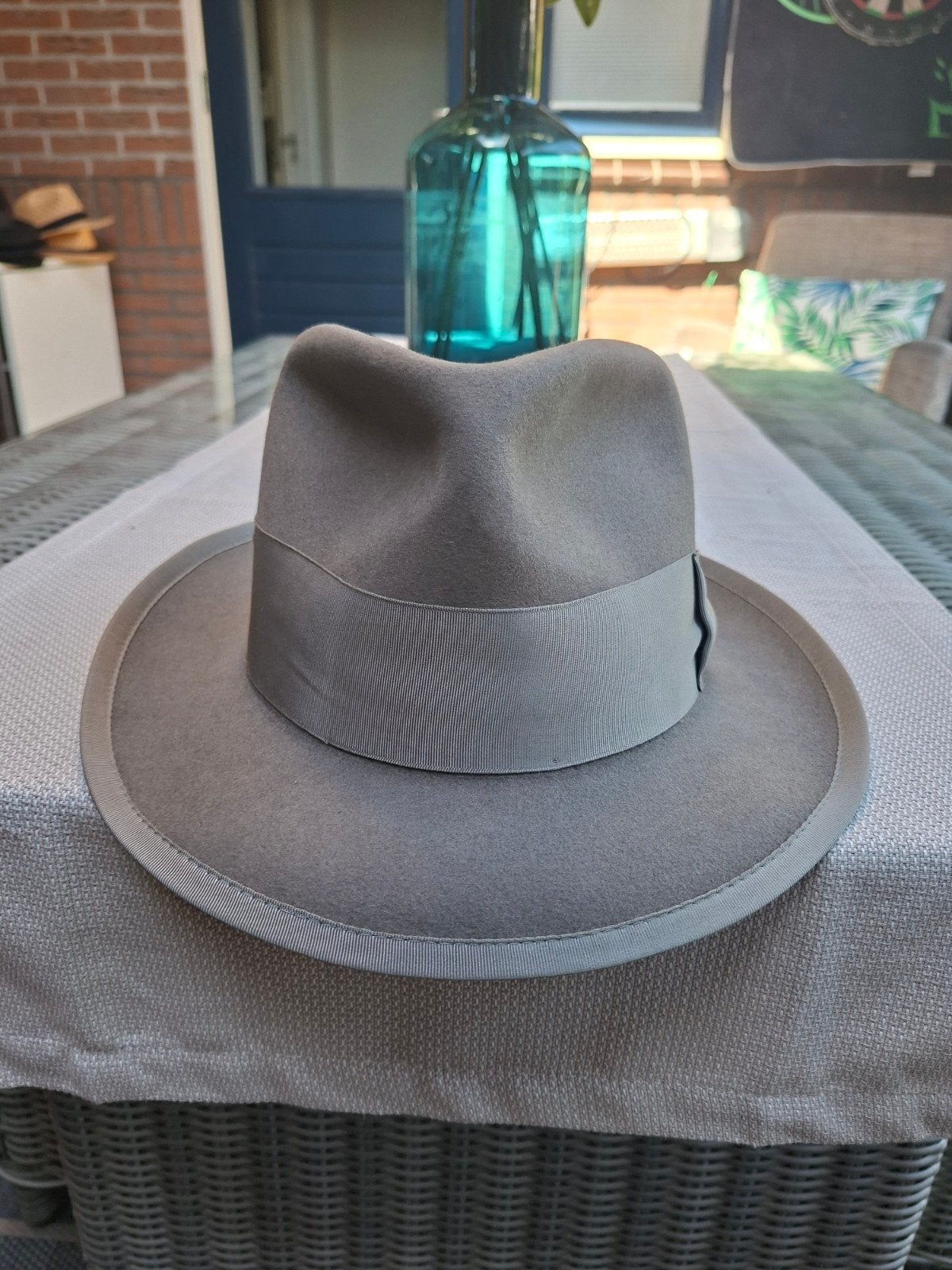 Borsalino fedora hoed, Borsalino, Verzenden, Hoed, Zo goed als nieuw