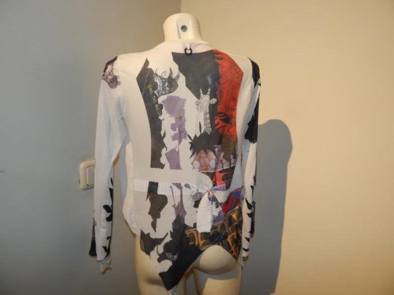 Save the Queen vestje afrikaanse dieren print kleur M, Maat 38/40 (M), Verzenden, Wit, Save the Queen