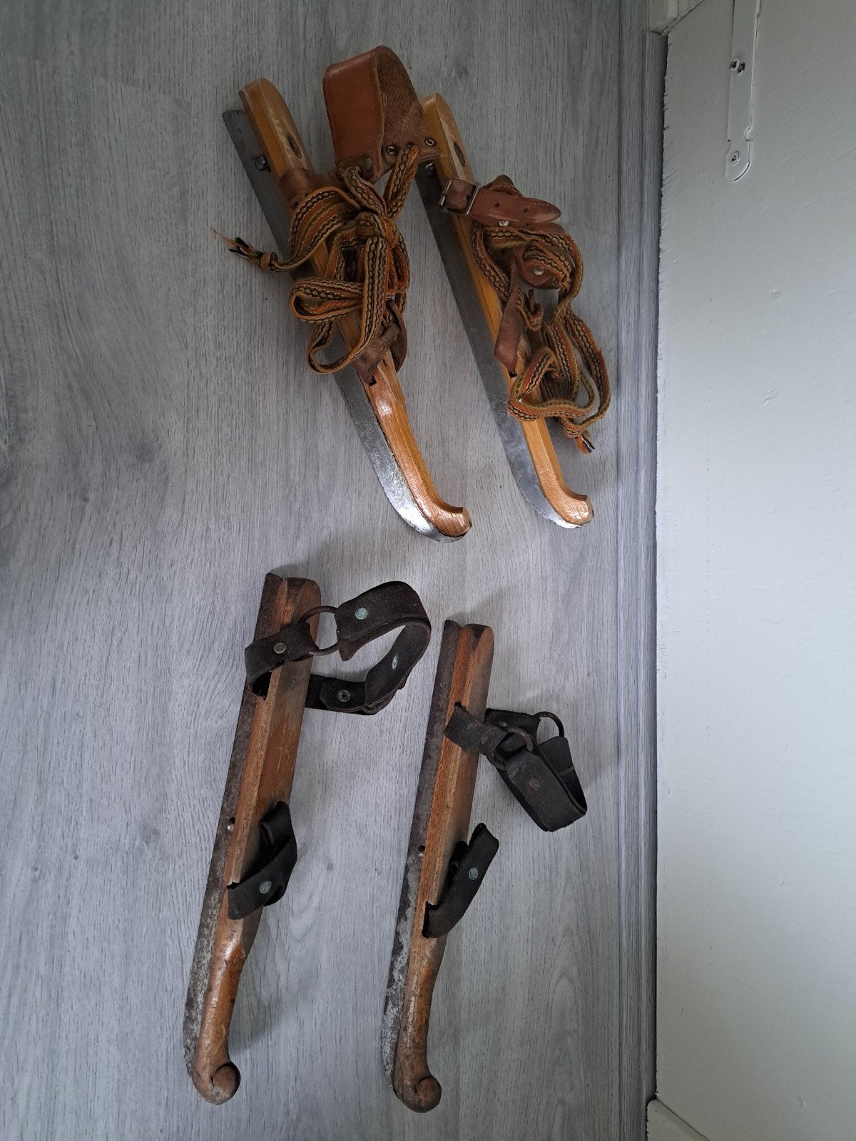 Vintage Friese doorlopers en noren schaatsen houtjes, Sport en Fitness, Schaatsen, Ophalen of Verzenden, Gebruikt, Noren, Overige merken