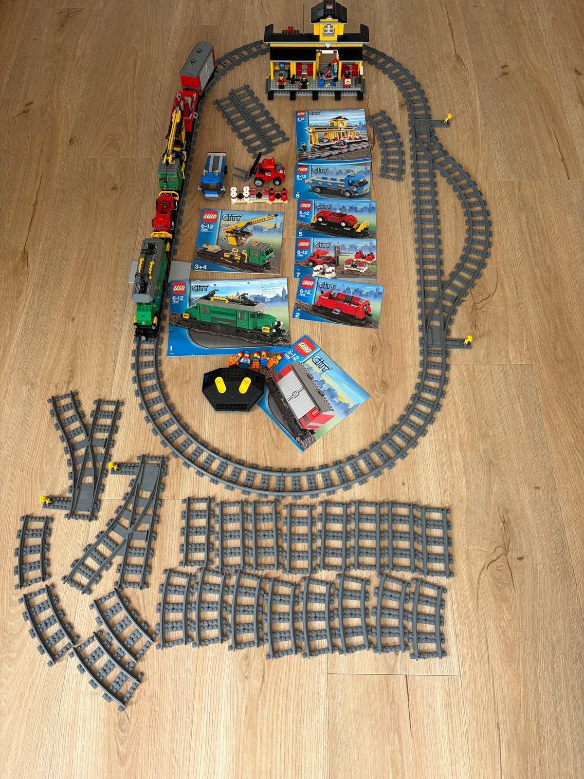 Lego trein superpack 66239, sets 7898, 7896, 7895 en 7997, Kinderen en Baby's, Speelgoed | Duplo en Lego, City, Lego, Ophalen of Verzenden