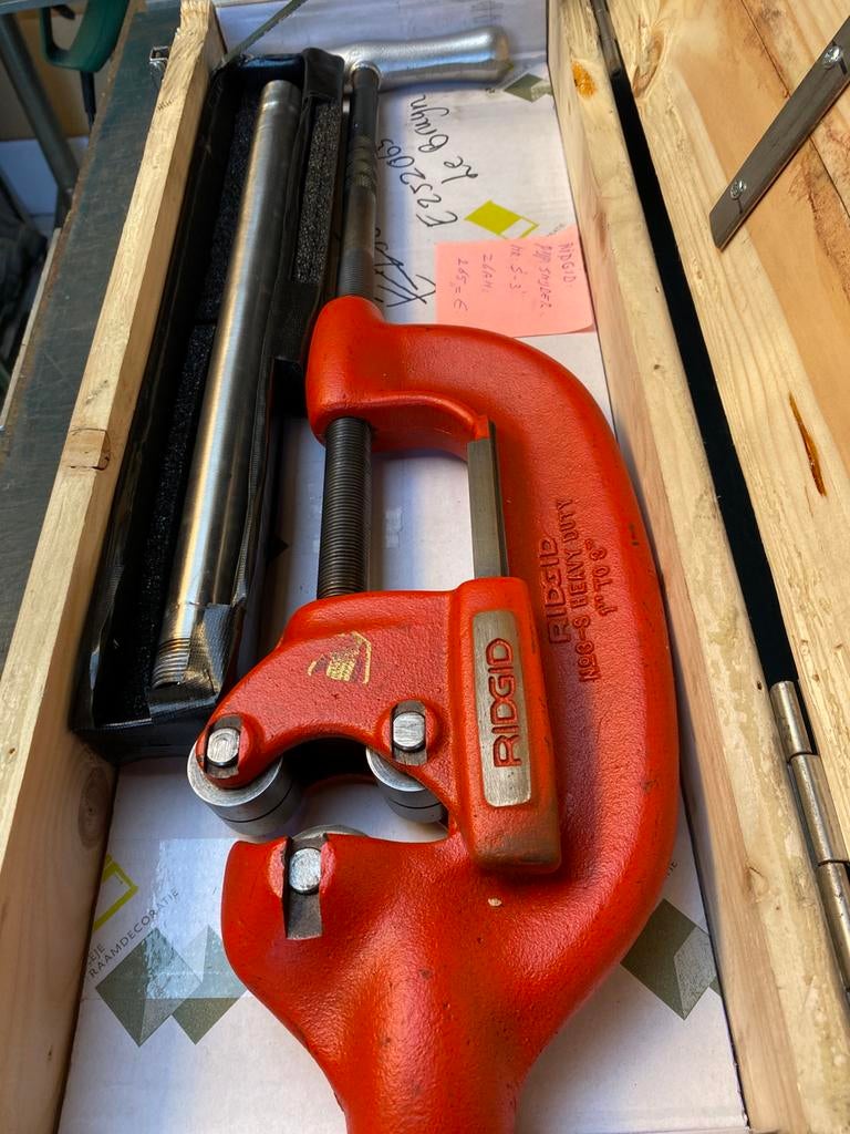 RIDGID No. 3 Heavy Duty pijpsnijder 1" tot 3", Ophalen of Verzenden, Gebruikt