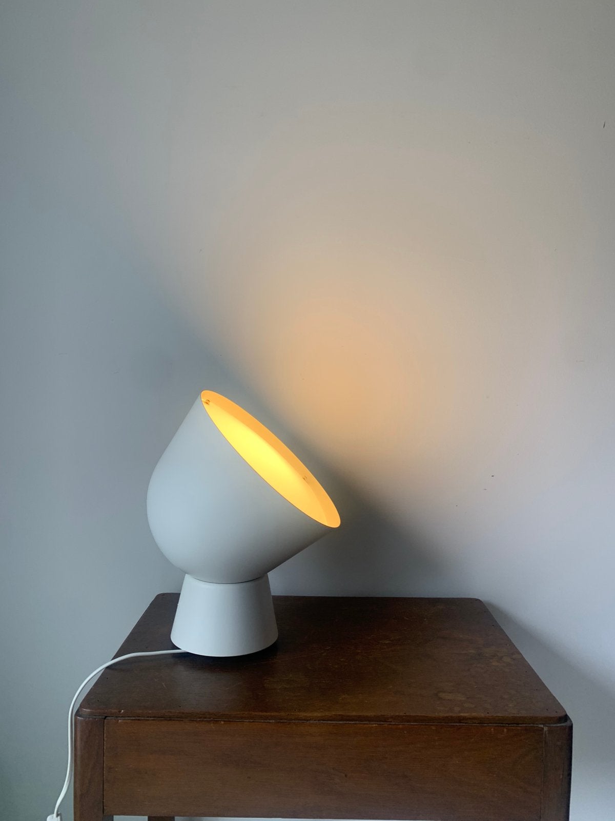 Witte Ikea PS series 2017 Ola Wihlborg tafel-/wandlamp, Gebruikt, Ophalen of Verzenden, Modern, Minder dan 50 cm