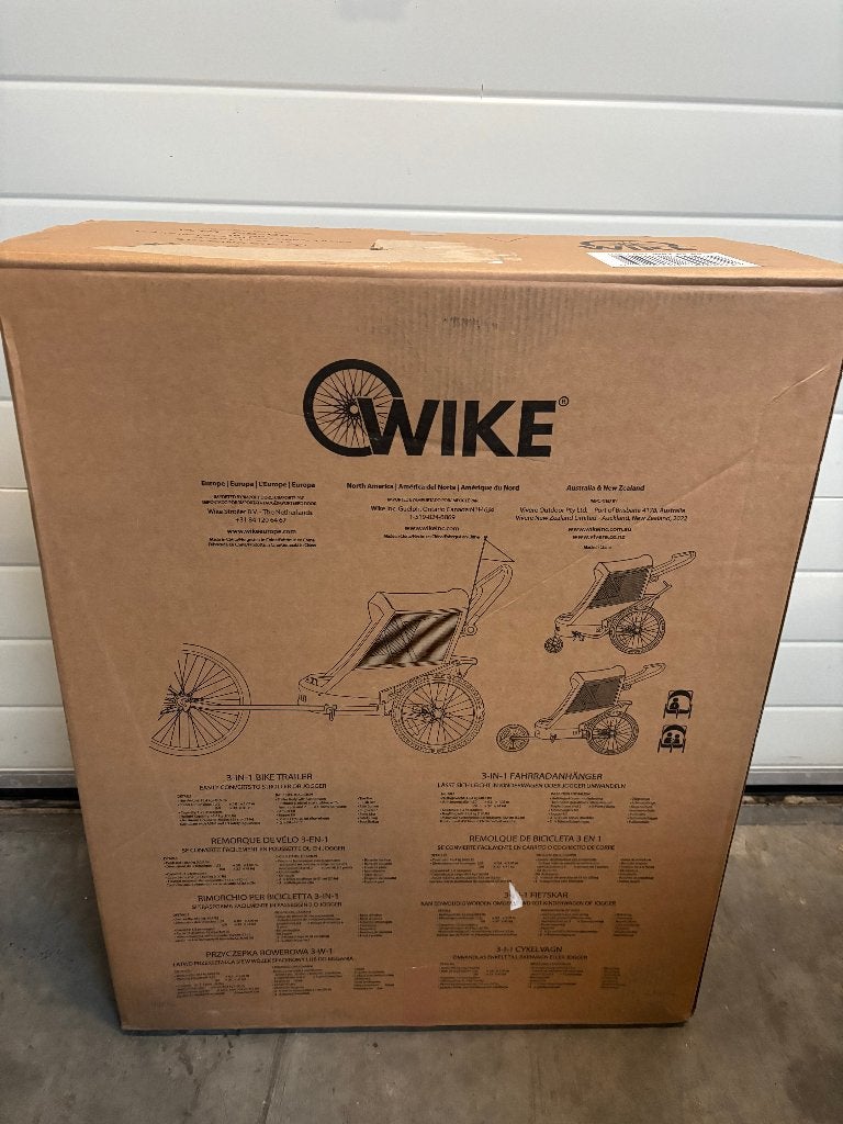 WIKE Premium 3-in-1 Fietskar 2 Kinderen | Met Vering, Fietsen en Brommers, Vering, Europe@wikeinc.com, Nieuw, Wike Stroller B.V.