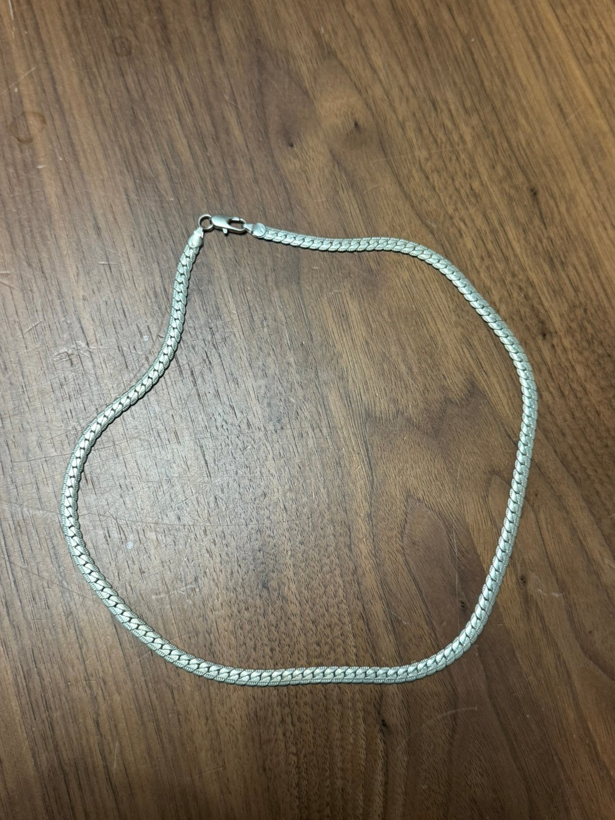 925 Zilveren Curb / Franco Ketting – 20 gram, Sieraden, Tassen en Uiterlijk, Kettingen, Ophalen of Verzenden, Zo goed als nieuw