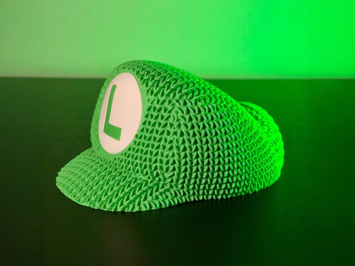 3D-geprinte Luigi pet - Flexibel en uniek design, C, C, Nieuw, Ophalen of Verzenden