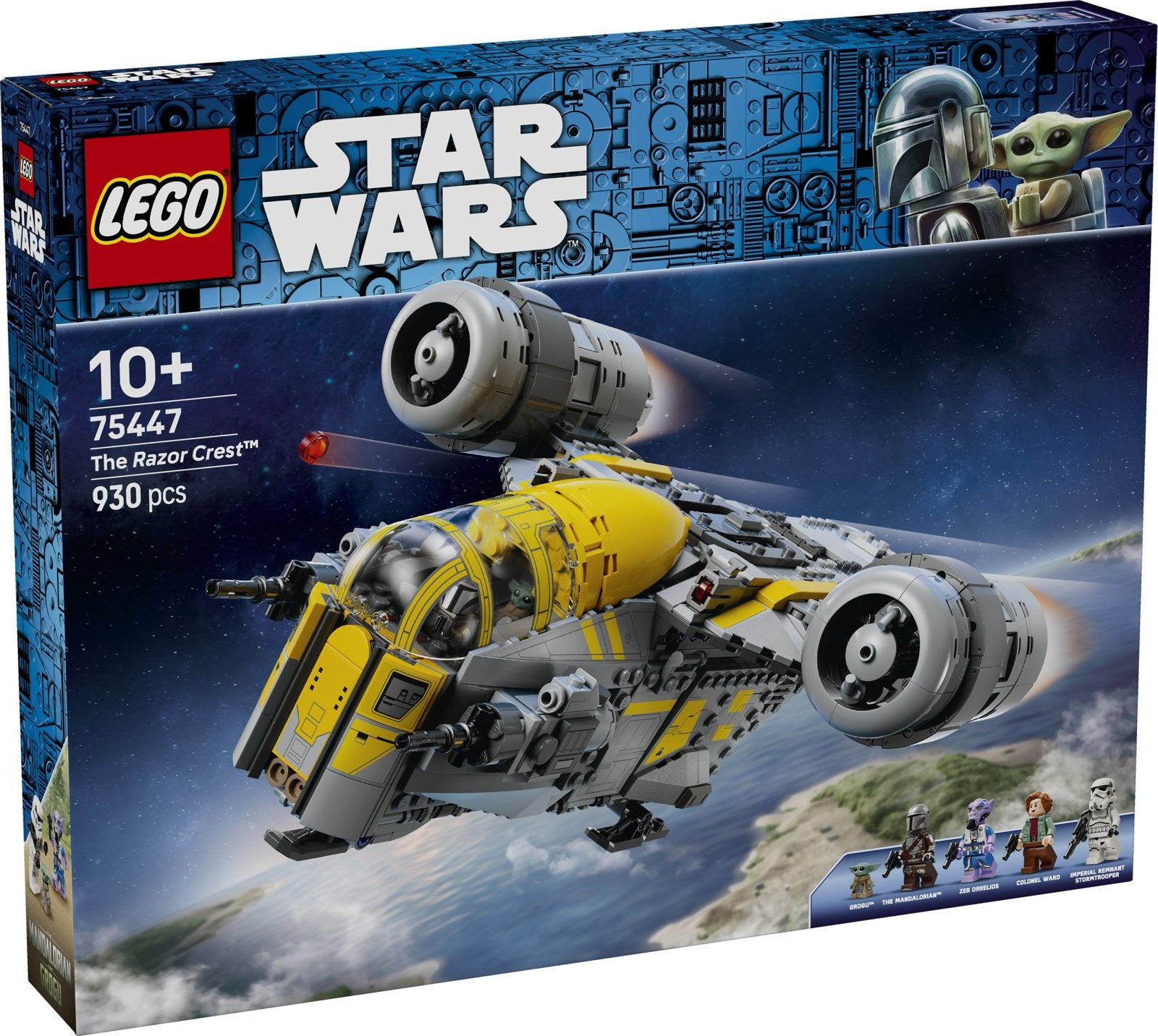 LEGO Star Wars 75447 The Razor Crest - Zonder minifiguren, Gebruikt, Star Wars, Lego, Ophalen of Verzenden