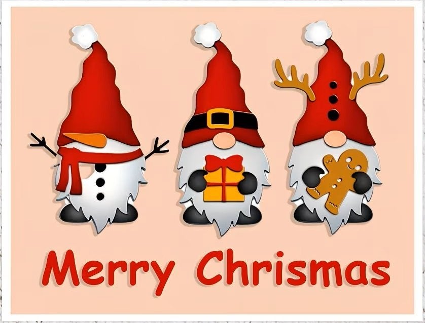snijmallen Gnomen Kerstmis NIEUW, Hobby en Vrije tijd, Kaarten | Zelf maken, Ophalen of Verzenden, Nieuw, Kerst, Pons of Mal