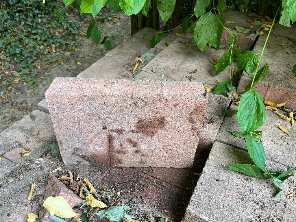 Betonnen stapelblokken - 500stuks, Tuin en Terras, Tegels en Klinkers, Ophalen, Gebruikt, Overige typen, 5 tot 10 m²