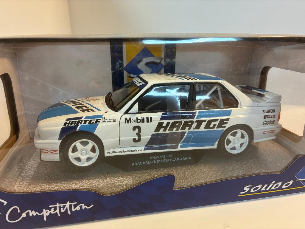 49874: BMW M3 E30 - Carlsson/Carlsson - Adac Deutschland '90, Solido, Auto, Solido, Nieuw