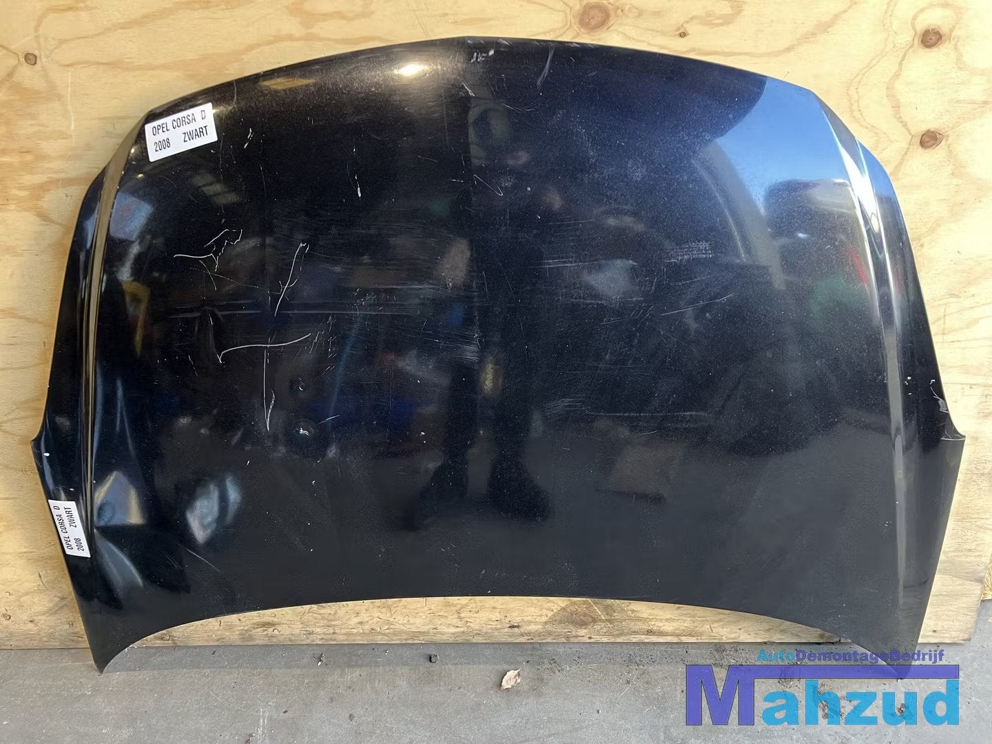 OPEL CORSA D zwart motorkap 2006-2014, Auto-onderdelen, Carrosserie en Plaatwerk, Gebruikt, Opel Automobile GmbH, Ophalen of Verzenden