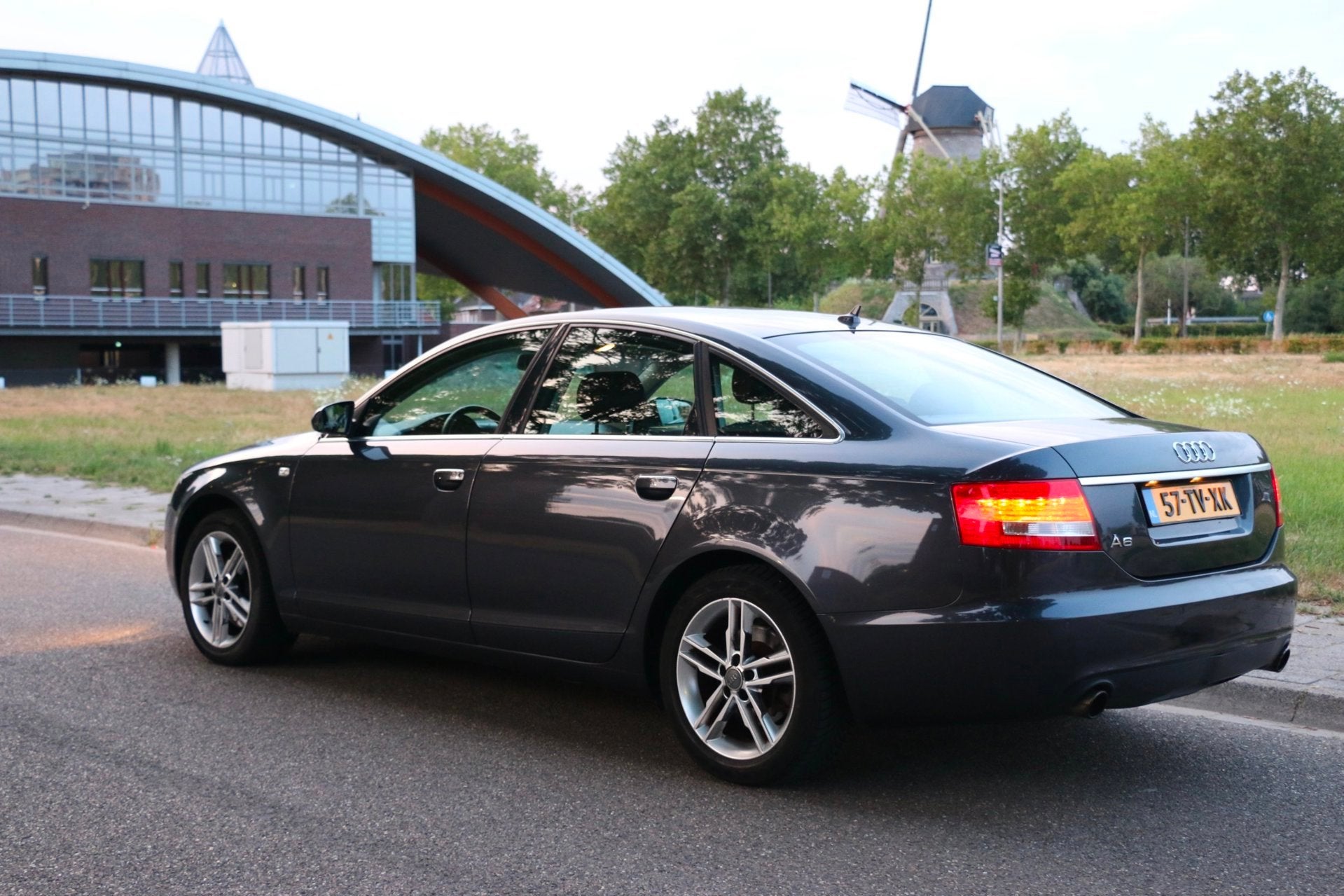 Audi A6 Limousine 2.0 TFSI 6-bak 170Pk Pro Line Vol Leder in, Auto's, Audi, Dealer onderhouden, Gebruikt, Zwart, 4 cilinders