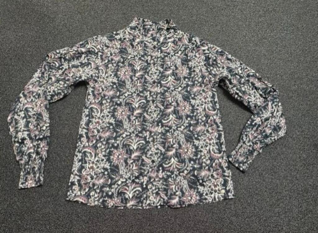 Nieuwe blouse van Harper & Yve blauw bordeaux wit maat S, Ophalen of Verzenden, Nieuw, Maat 36 (S), Blauw