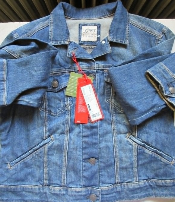 Spijkerjack Esprit, maat S, nieuw met label, Blauw, Ophalen of Verzenden, Zo goed als nieuw, Stichting Angel's Choice