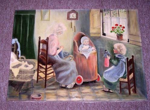 Schilderij  (Moederschap), Ophalen of Verzenden