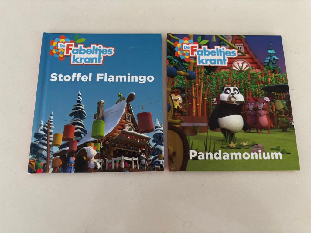 De fabeltjeskrant boekjes stoffel flamingo en pandamonium!, Fictie algemeen, Jongen of Meisje, Ophalen of Verzenden, Zo goed als nieuw