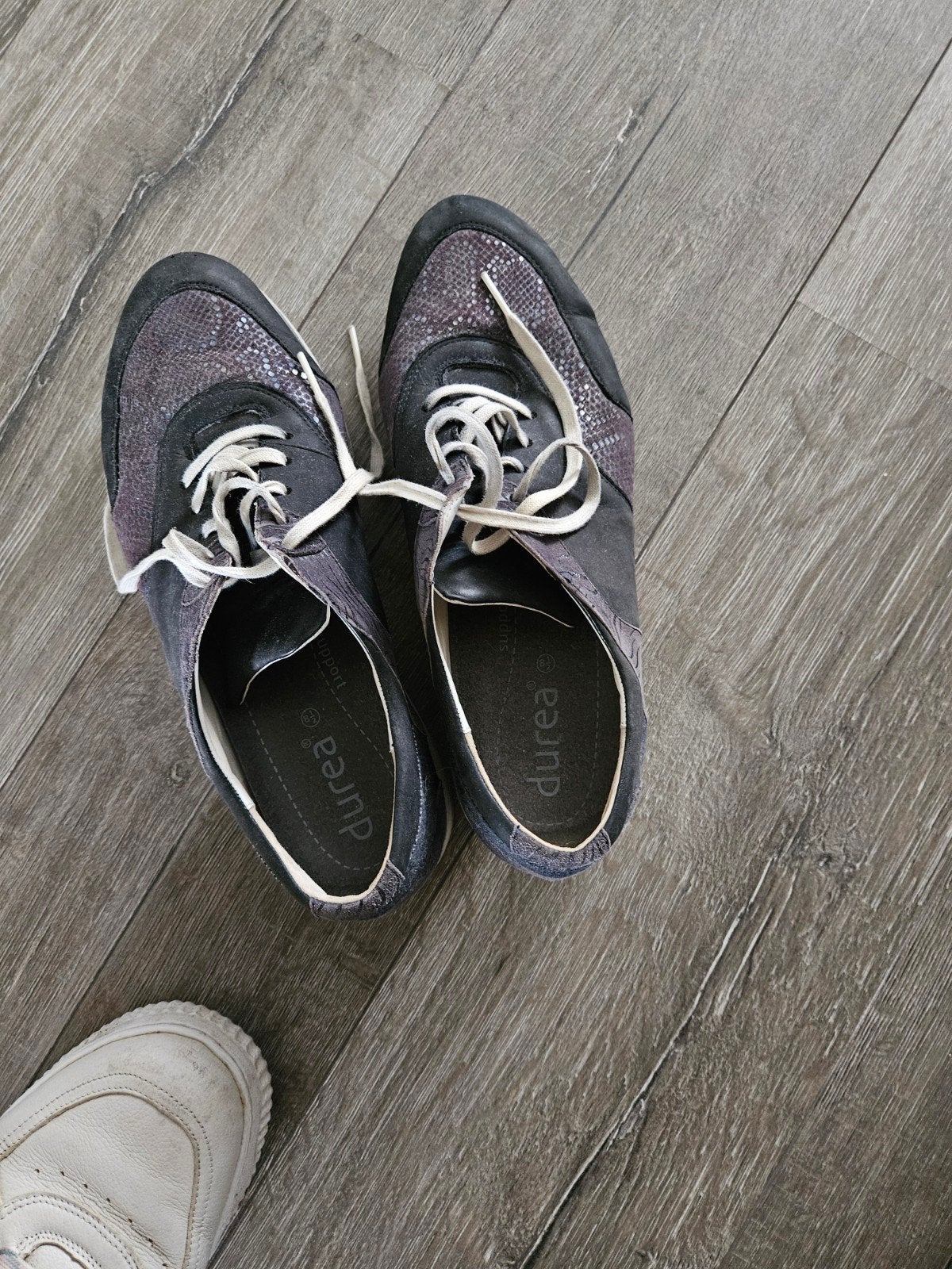 Durea schoenen donkerblauw maat 8,5 wijdte k, Durea, Blauw, Ophalen of Verzenden, Sneakers of Gympen