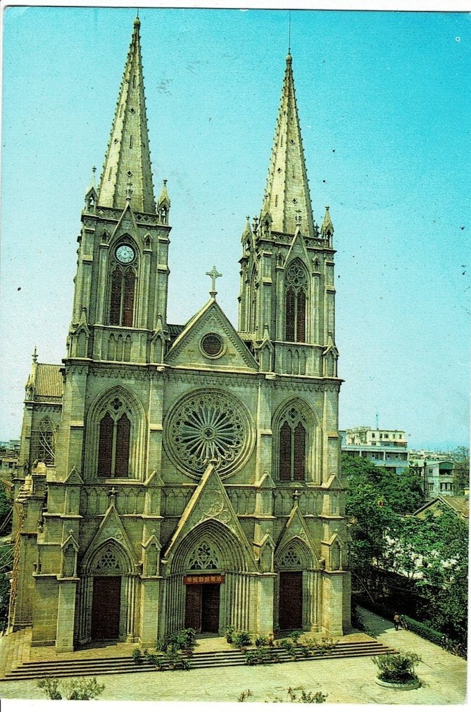 Guangzhou, China, Kerk, Ophalen of Verzenden, Gelopen, Buiten Europa