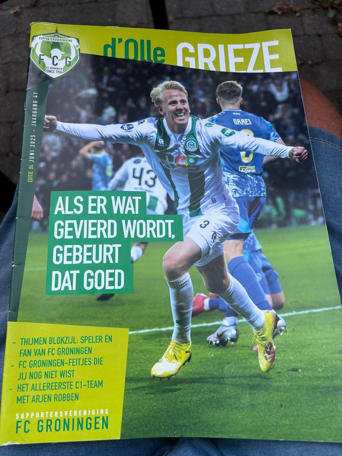 D'olle Grieze - Supportersvereniging FC Groningen, Ophalen of Verzenden, Zo goed als nieuw, Balsport