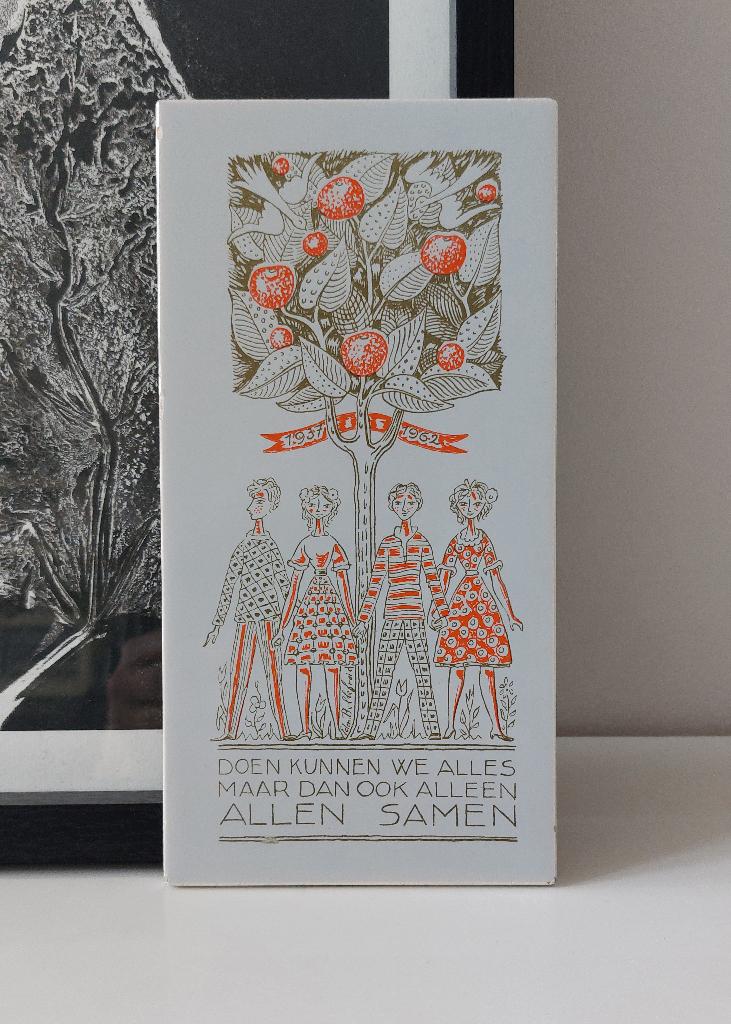 Mosa Tegel Edmond Bellefroid, Antiek en Kunst, Ophalen of Verzenden