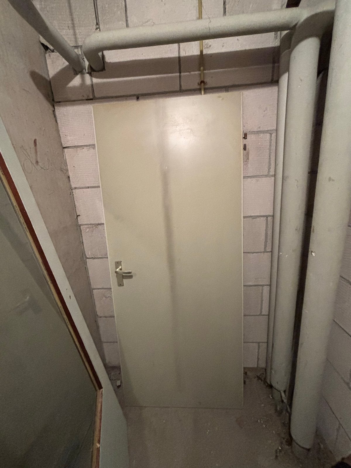 Gratis Binnendeur met glas en dichte binnendeur, Ophalen, Gebruikt, 80 tot 100 cm, Binnendeur